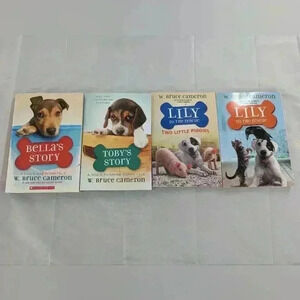 w bruce cameron dog books Set Of 4 books Bella's Story, Toby's Story, Lilly